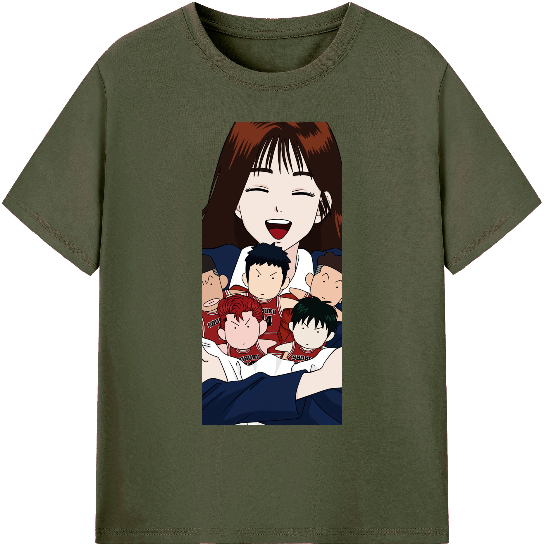 （画像用） SLAM DUNK／スラムダンク 綿100％ メンズ半袖Tシャツ｜肌触りやわらか＆通気性